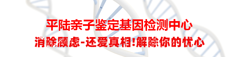 平陆亲子鉴定基因检测中心